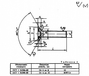 Винт ОСТ 1 31564-80 (10)