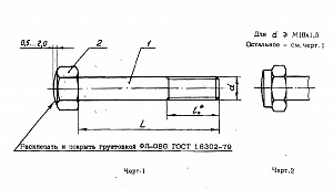 Болт ОСТ 1 31204-80 (А12,30ХГСА,16ХСН)